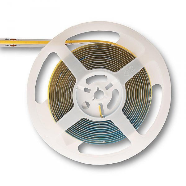 Taśma LED V-TAC bezpunktowa COB 420LED 24V 10W/m VT-COB 6000K 1000lm