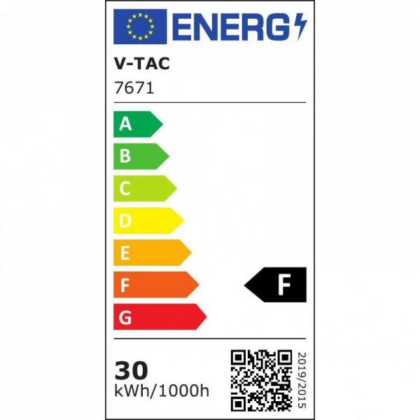 Plafon V-TAC 30W LED Okrągły IP44 Czujnik Ruchu Mikrofalowy 42cm Czarny VT-8630S-B-RD 4000K 3000lm