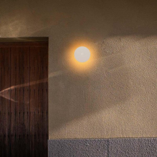 Oprawa ścienna kinkiet 12W V-TAC okrągły biały CCT ściemnialny VT-83012 3000K-6400K 1200lm