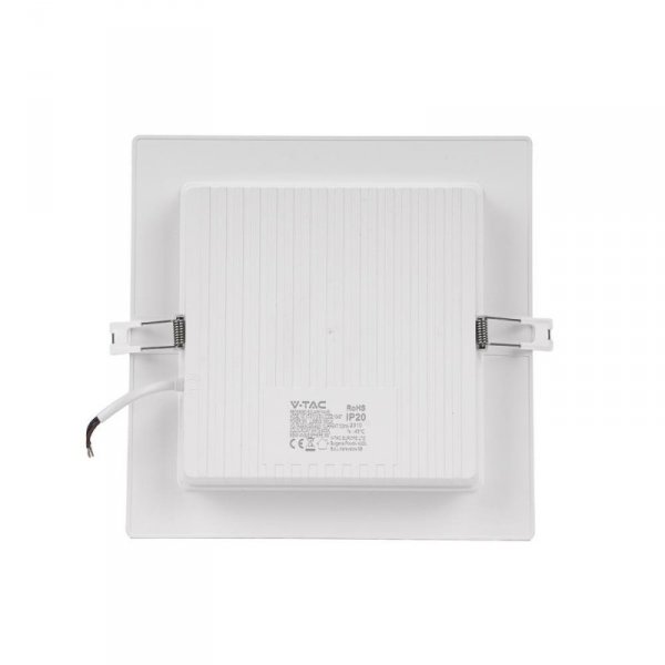 Panel LED V-TAC wpuszczany premium downlight 18W kwadrat 220x220 VT-61018 6500K 1980lm