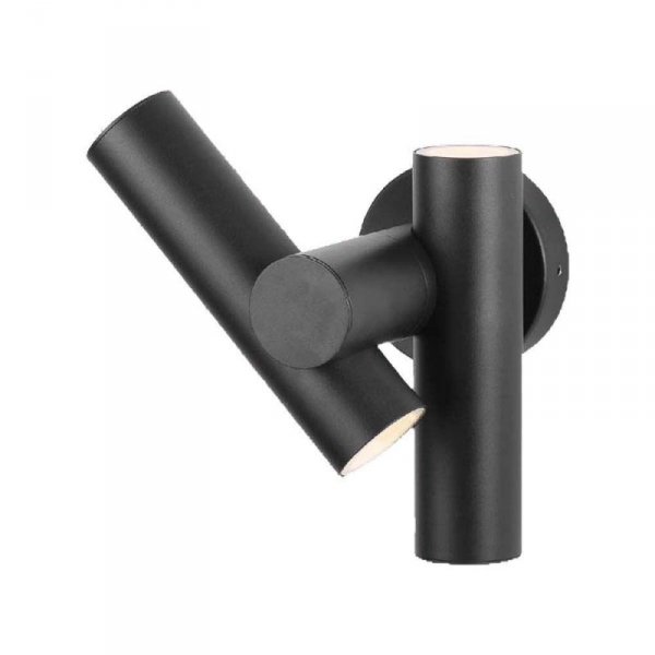 Kinkiet ścienny V-TAC 6W LED IP44 czarny VT-1186 4000K 620lm