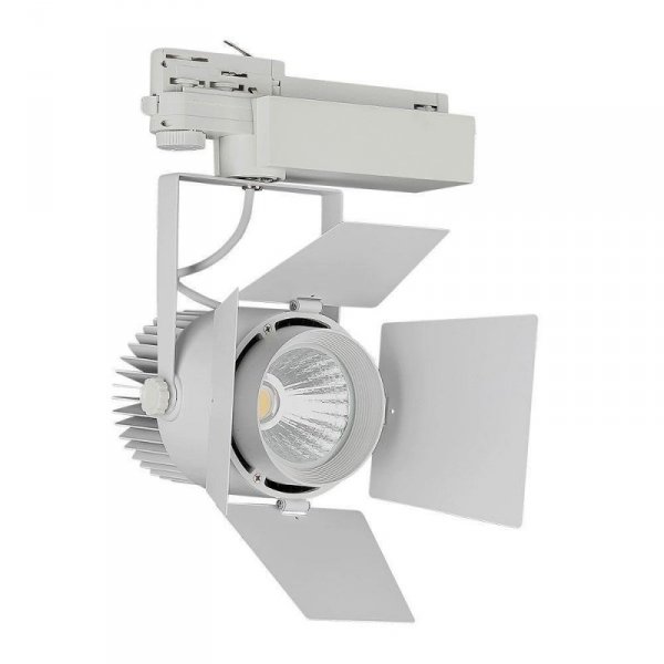 Oprawa 33W LED V-TAC Szynosystem 3F SAMSUNG CHIP CRI90+ Biała VT-433-W 5000K 2640lm 5 Lat Gwarancji