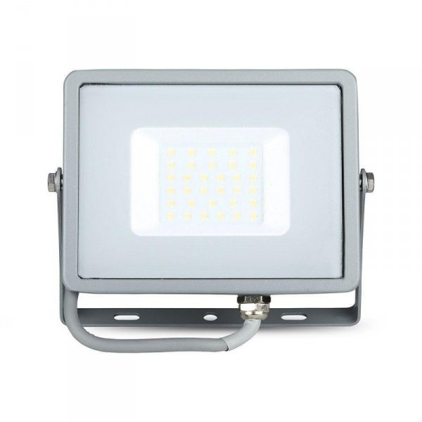 Projektor LED V-TAC 30W SAMSUNG CHIP Szary VT-30-G 6400K 2400lm 5 Lat Gwarancji