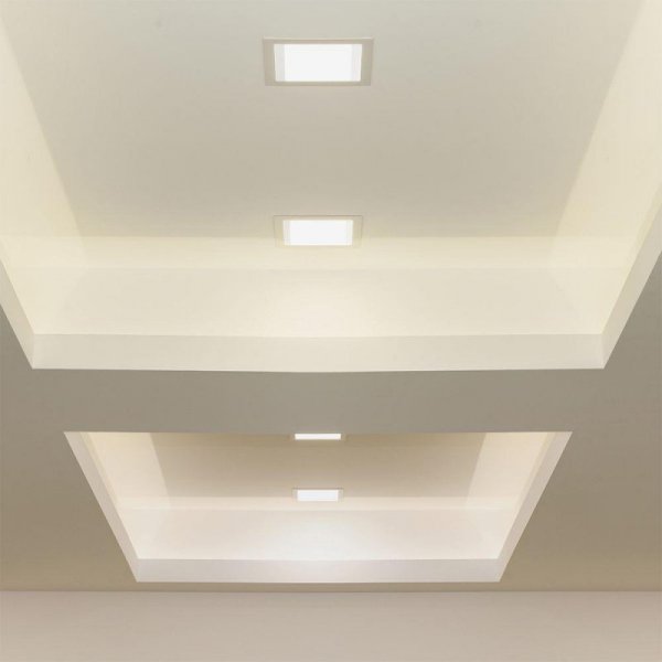 Panel LED V-TAC wpuszczany premium downlight 3W kwadrat 90x90 VT-61003 3000K 330lm