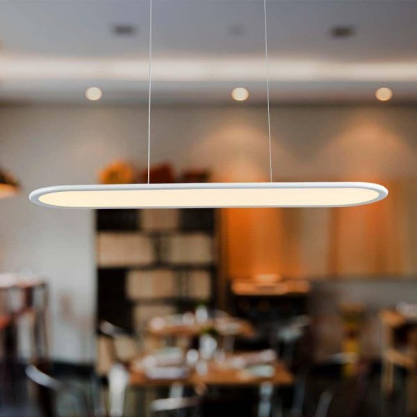 Oprawa Zwieszana V-TAC 24W LED Biała VT-7821 4000K 3000lm