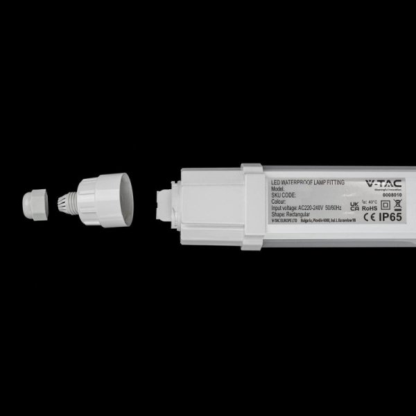 Oprawa Hermetyczna LED V-TAC WP LINKABLE 150cm VT-80150 6500K 5200lm