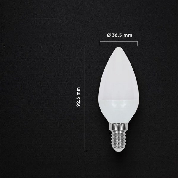 Żarówka LED V-TAC CREE CHIP 3,7W E14 świeca VT-1818 4000K 320lm 6 lat gwarancji