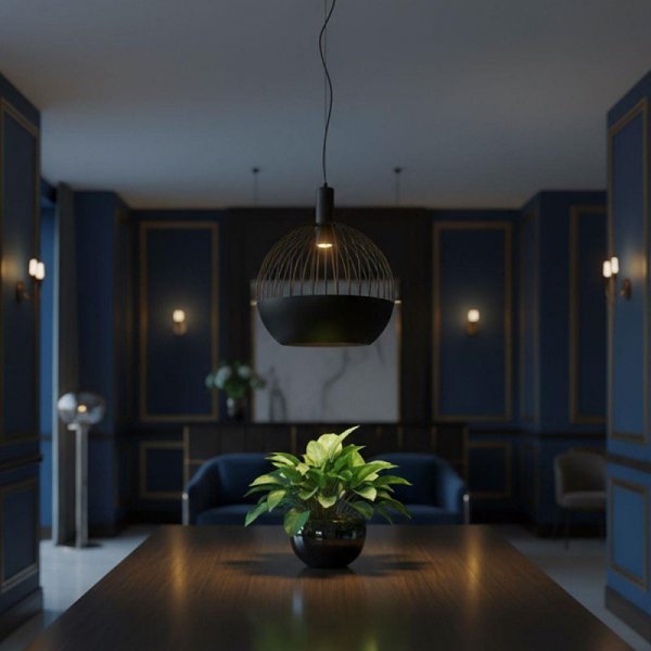 Oprawa zwieszana V-TAC GU10 400x480mm czarny matowy VT-89014 3 lata gwarancji