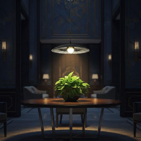 Oprawa zwieszana V-TAC G9 LED fi.45cm czarna VT-89018