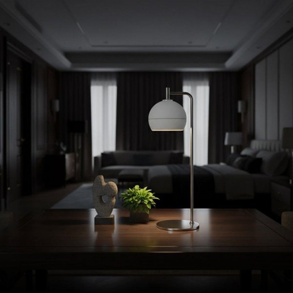 Lampka biurkowa nocna V-TAC 10W LED 44cm biała VT-89022 3000K 1200lm