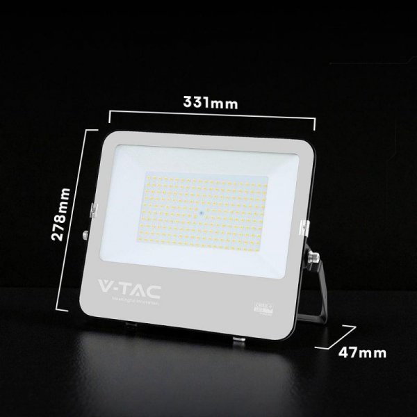 Naświetlacz LED V-TAC CREE CHIP 150W 135lm/W przewód 1m IP65 VT-44153 6500K 17220lm 6 lat gwarancji