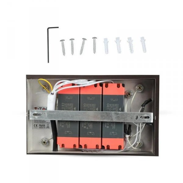 Oprawa zwieszana LED V-TAC 100W soft light chandelier ściemnianie kawowy VT-101-2D 3000K 8050lm 3 lata gwarancji