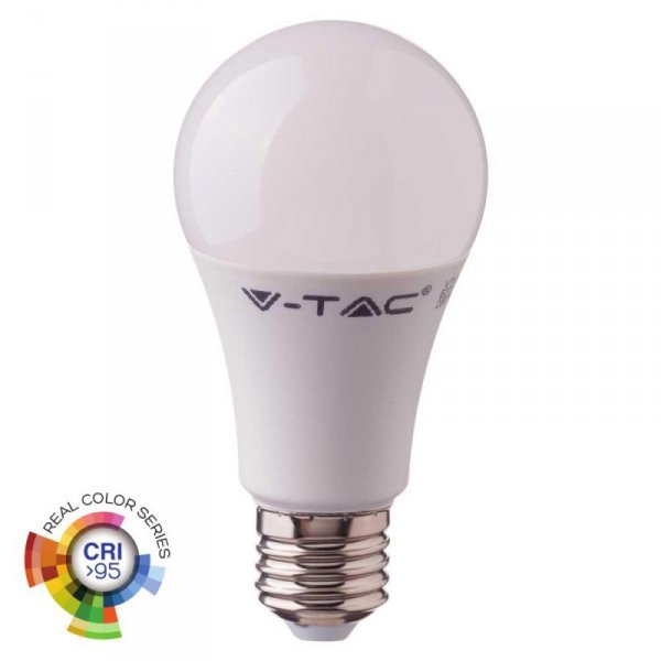 Żarówka LED V-TAC 10W E27 A60 CRI95+ VT-2210 6400K 806lm