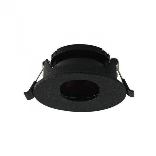 Oczko V-TAC GU10 asymetryczne wpuszczane czarne okrągłe VT-874 3 lata gwarancji