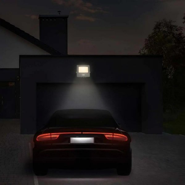 Projektor LED V-TAC 10W SAMSUNG CHIP Czujnik Ruchu Biały Przewód 1M VT-118S 3000K 735lm 5 Lat Gwarancji