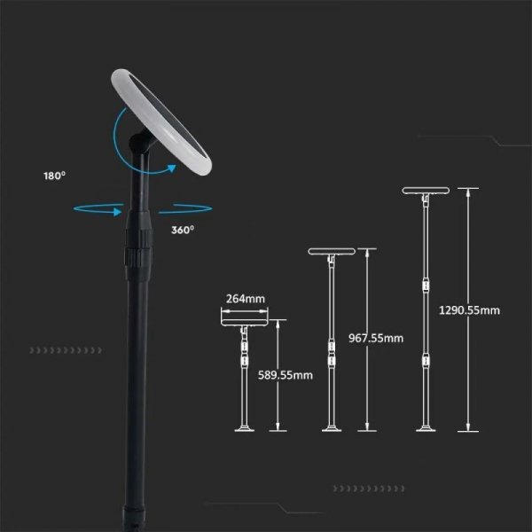 Słupek Ogrodowy V-TAC Solarny LED 8W VT-948 4000K 500lm