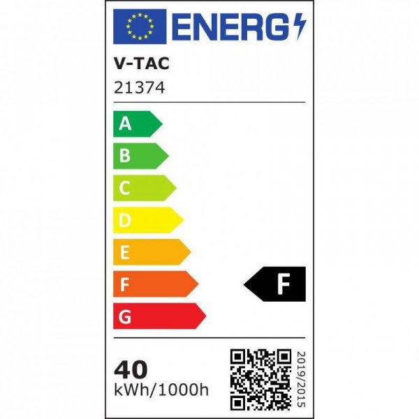 Oprawa V-TAC LED Linear SAMSUNG CHIP 40W Do łączenia Zwieszana Czarna 120cm VT-7-40 4000K 3650lm 5 Lat Gwarancji