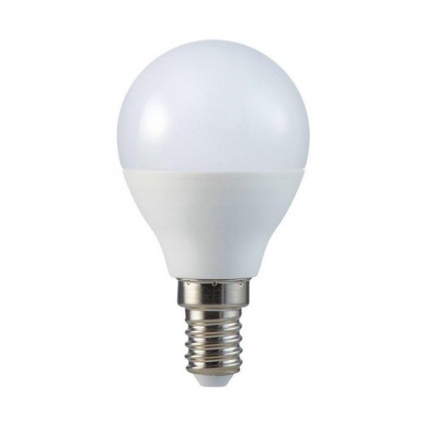 Żarówka LED V-TAC 4.5W E14 Kulka P45 (Opak. 6szt) VT-2266 2700K 470lm