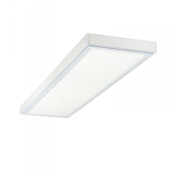 Ramka natynkowa do paneli LED składana klik klik 1200x300 biała V-TAC