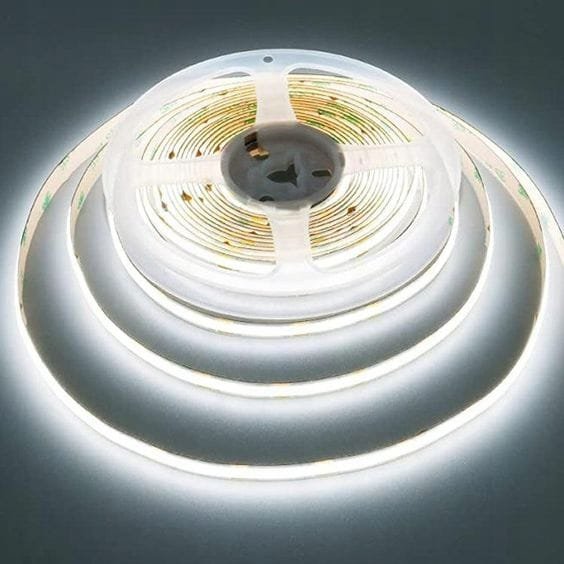 TAŚMA LED COB 24V LINIA ŚWIATŁA 480 ZIMNA 12W/1M.