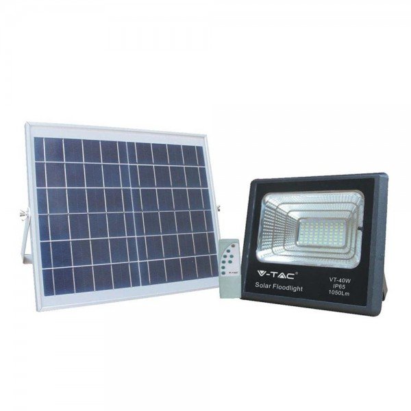 Projektor LED Solarny 40W 6000K IP65 1050lm