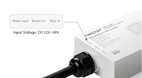 Kontroler Hermetyczny Sterownik Taśm LED RGB+CCT LS2-WP Milight 