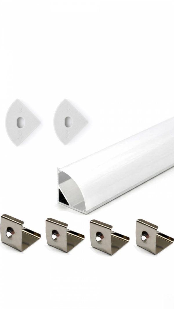 Profil LP-C narożny 2m kpl. klosz zaślepki uchwyty 