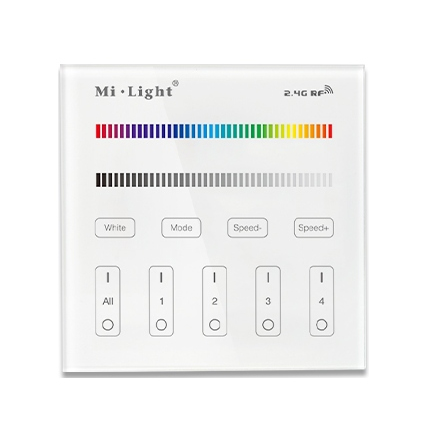 Panel do LED naścienny  RGB+CCT 4 strefy  B4 Milight