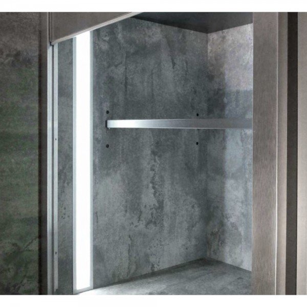 PROFIL LED FLAT8 H/UX 1M