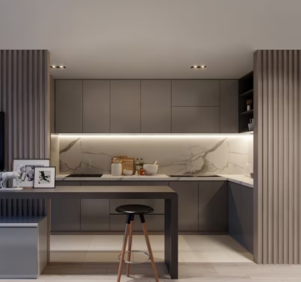 Profil LP-A  prosty 2m kpl. klosz zaślepki uchwyty 