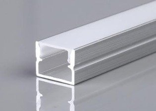 Profil LP-S SLIM ANODOWANY 2m kpl. klosz zaślepki uchwyty 