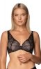 Biustonosz push-up Lidia czarny Nipplex