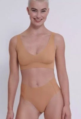 Biustonosz Sloggi Zero Feel 2.0 Bralette Beżowy 
