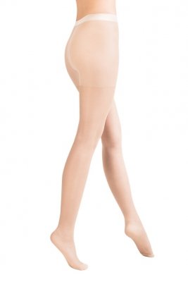 Rajstopy cienkie gładkie Classic Lycra Bianco 15 den Gabriella