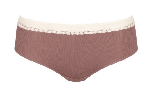 2x Majtki Sloggi Go Ribbed Hipster beżowy/brązowy