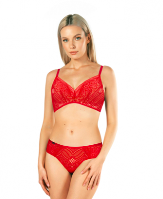 Majtki Stringi czerwone Desire Nipplex 