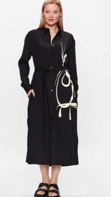 Sukienka Triumph Thermal Mywear Maxi czarna 