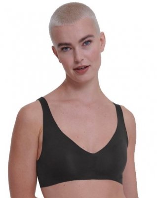 Biustonosz sloggi ZERO Feel 2.0 Soft bra czarny 
