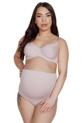 Figi damskie ciążowe Mama Belly Mitex Pink