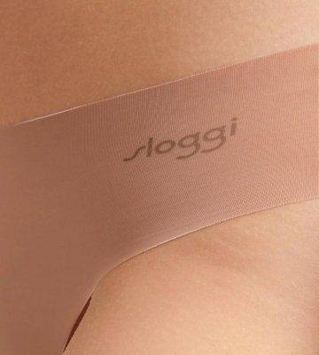 2x Majtki Sloggi Zero Microfibre Hipstring beż
