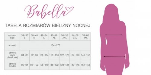 Piżama damska Margot wiskoza Babella