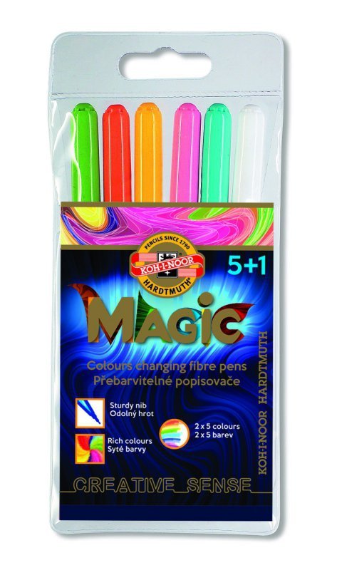 Flamastry Koh-i-Noor Magic 5 + 1 771612/JF