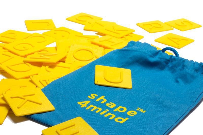 Shape4mind Duże Litery 156 sztuk