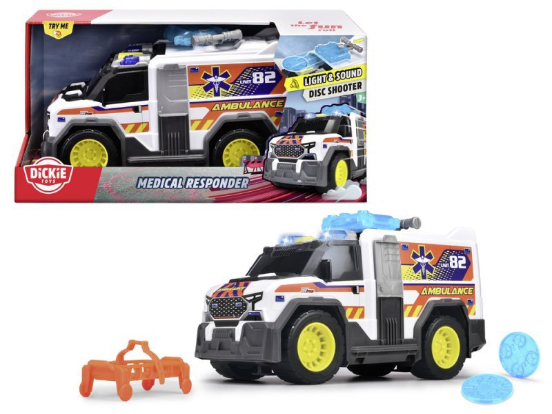 Ambulans biały Dickie Toys 30 cm