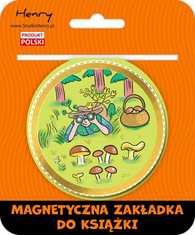 Zakładka magnetyczna kulka Grzyby