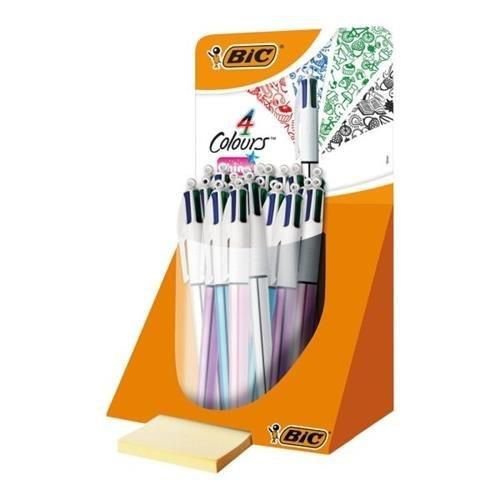 Paczka Długopis BIC 4 Colours Shine AST mix 20szt.