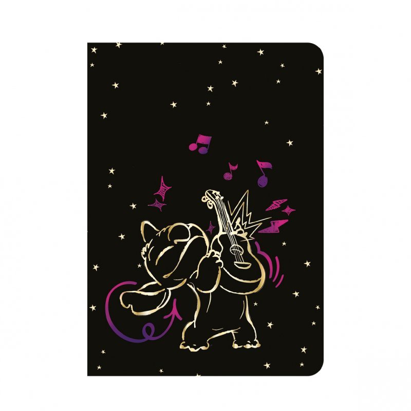 Zeszyt A5 60k. linia Disney Gold Stitch wzór 3