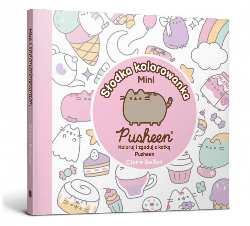 Słodka minikolorowanka Pusheen. Pusheen