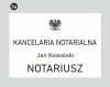 Tablica dla kancelarii notarialnej wzór 3a
