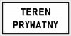 Teren prywatny 